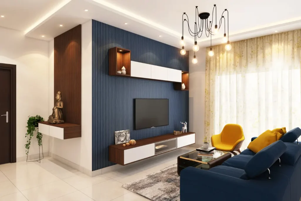 Estilo moderno! Luminária geométrica que combina funcionalidade e design no estilo moderno. Foto: Reprodução / Canva Pro.