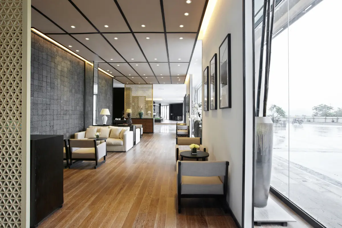 Drywall é uma Boa Opção para Divisórias Comerciais? Drywall permite acabamentos variados, tornando cada espaço único! Foto: Reprodução / Canva Pro.