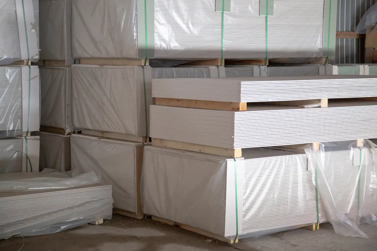 Diferença entre drywall standard e acústico! Escolher o drywall errado pode comprometer o conforto sonoro. Foto: Reprodução / Canva Pro.