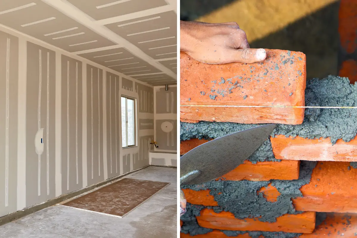 Drywall é uma Opção Sustentável? Drywall é realmente sustentável? Descubra os benefícios desse material. Foto: Reprodução / Canva Pro.