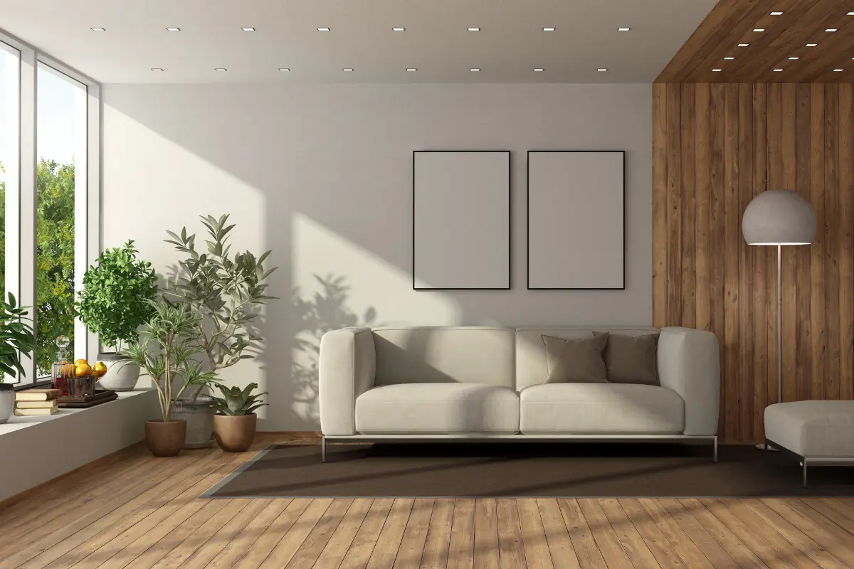 A luz natural é um dos pilares da decoração escandinava. Foto: Reprodução / Canva Pro.
