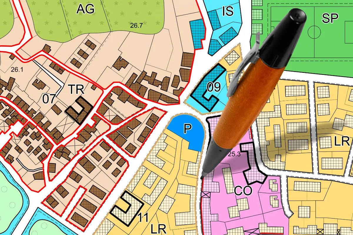 Diferença entre terreno residencial, comercial e misto. Qual o melhor uso: morar, vender ou os dois? A escolha começa no tipo de terreno. Foto: Reprodução / Canva Pro.