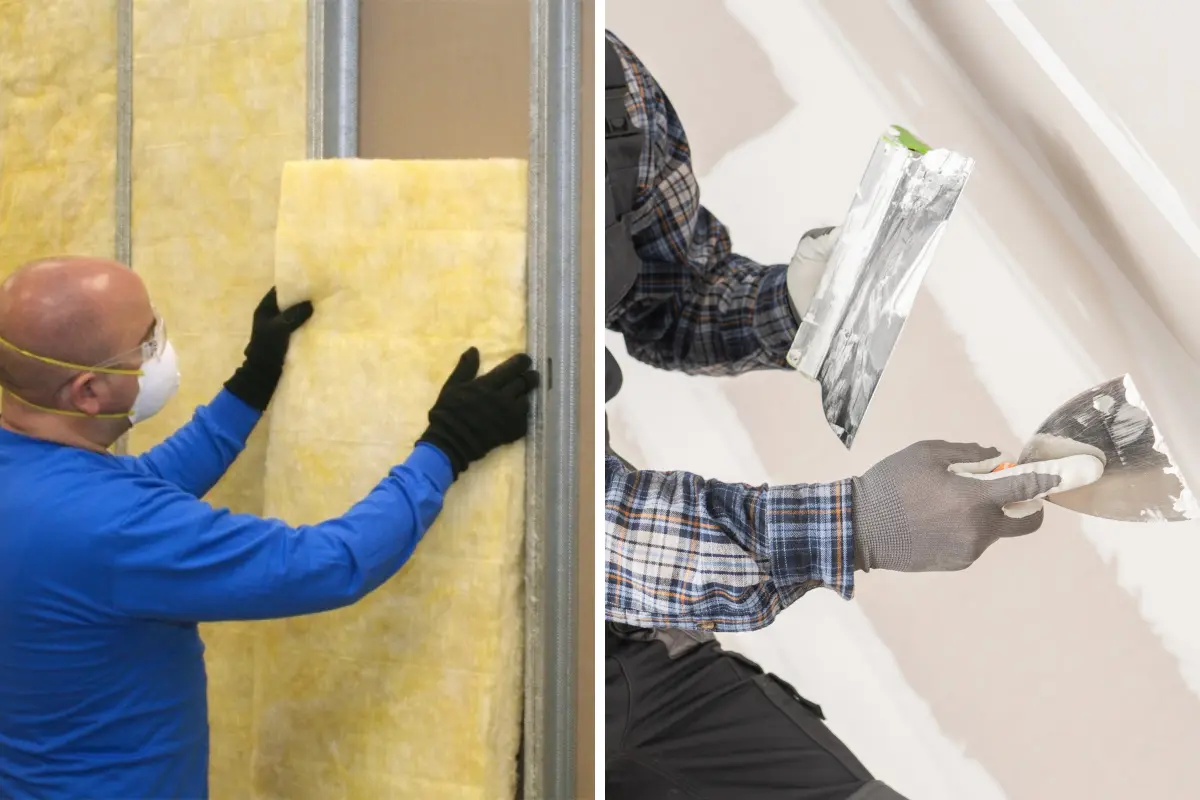 O que significa desacoplamento? Comparação visual mostra a diferença de um ambiente antes e depois da aplicação do desacoplamento. Foto: Reprodução / Canva Pro.