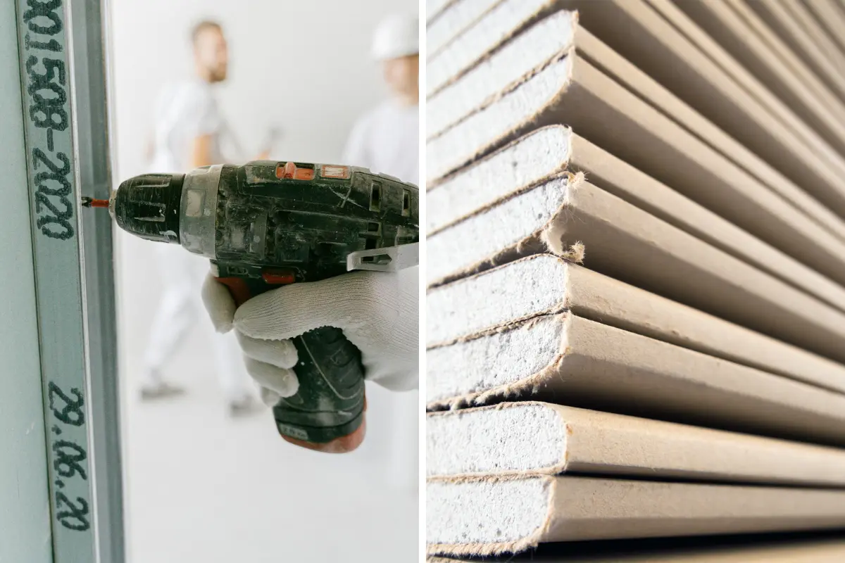 O que acontece se as extremidades do drywall forem ignoradas? As extremidades do drywall podem ser o segredo para evitar rachaduras e falhas estruturais. Você sabe por quê? Foto: Reprodução / Canva Pro.