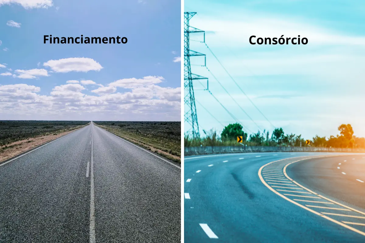 Financiamento ou consórcio? Descubra as diferenças entre financiamento e consórcio para construção e veja qual opção se encaixa melhor no seu perfil. Foto: Reprodução / Canva Pro.