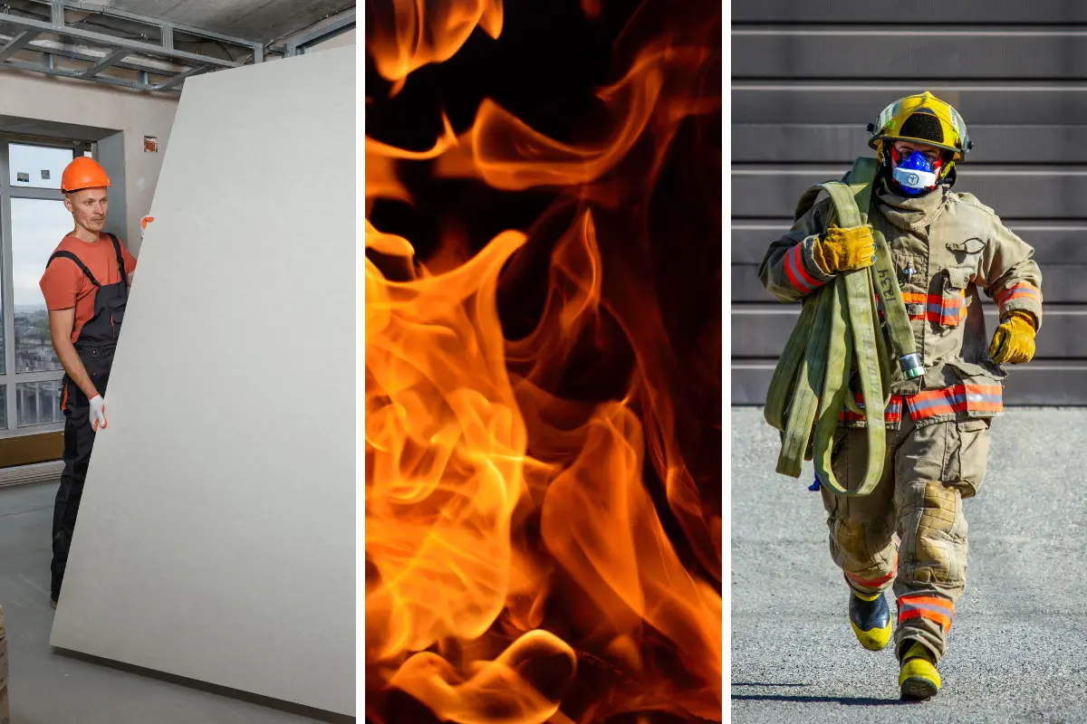 A norma ASTM E119 é crucial para avaliar a segurança contra incêndios. Mas você sabe como esse teste funciona? Foto: Reprodução / Canva Pro.